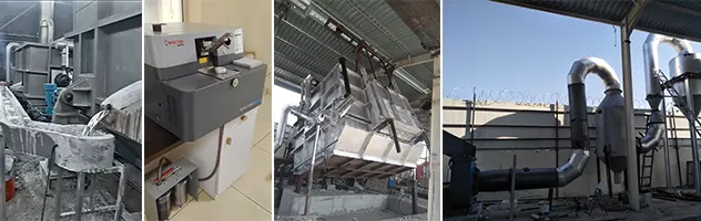 Aluminum Scrap Processing Area